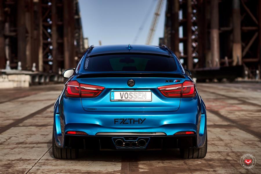  BMW X6 M on Vossen Wheels (VPS-303) 2017 года  (фото 23 из 28)